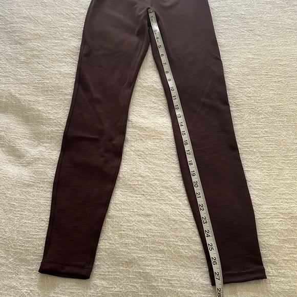 Lululemon Power Within Super High-Rise 28" in Heathered Black Currant - Size 4 - Picture 6 of 15